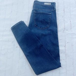 AG Adriano Goldschmied Women's Skinny Jeans - Dark Blue